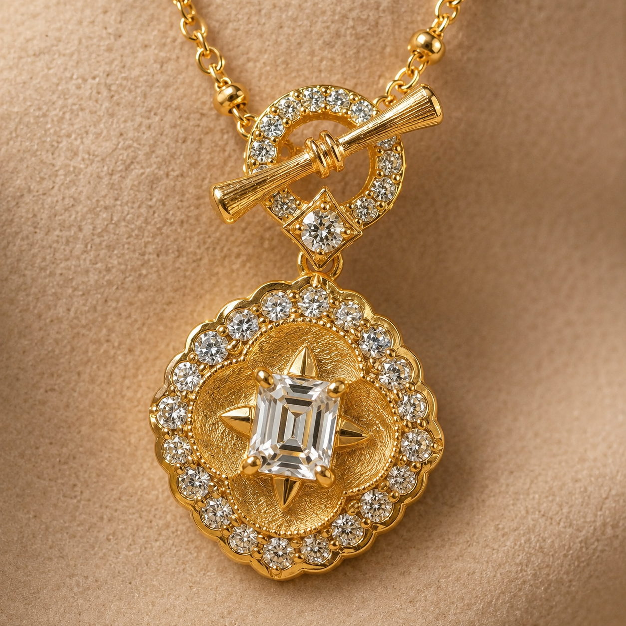Aurelia Halo Necklace