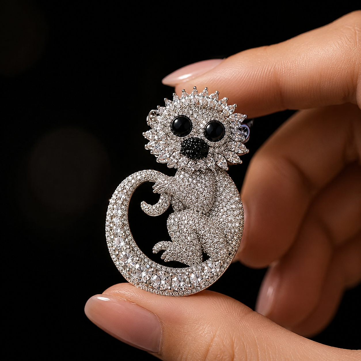 Lucky Monkey Brooch
