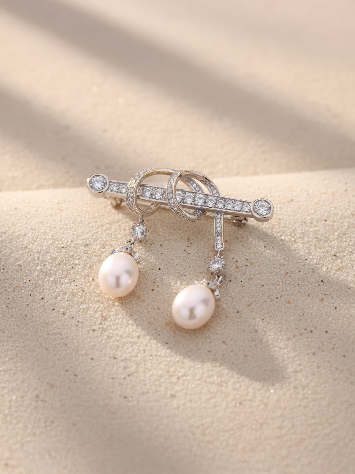 Pearl Cascade Brooch