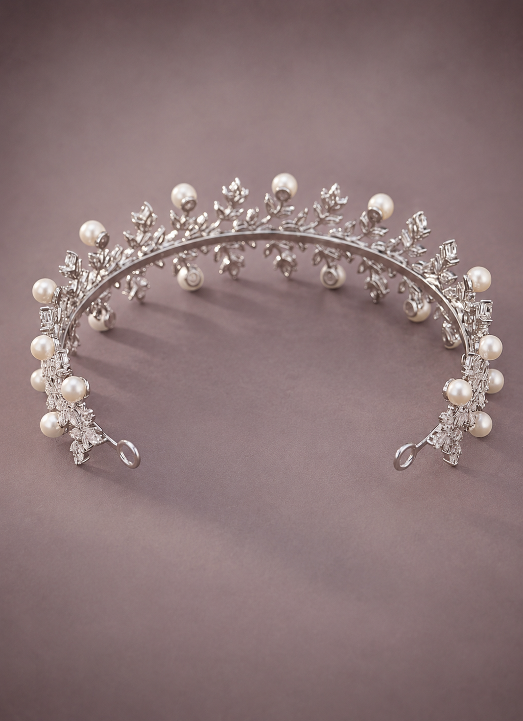 Titania Pearl Leaf Crown