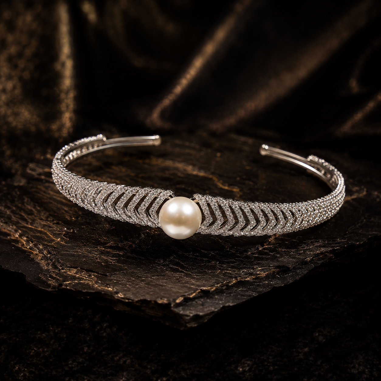 Pearl Bridal Tiara Crown