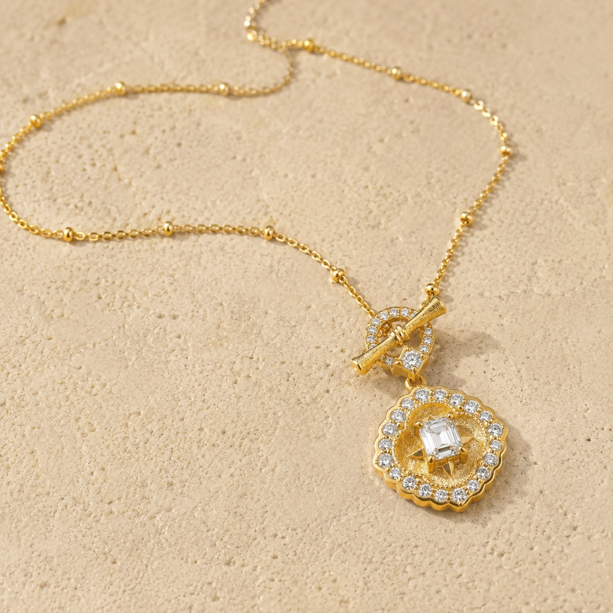 Aurelia Halo Necklace