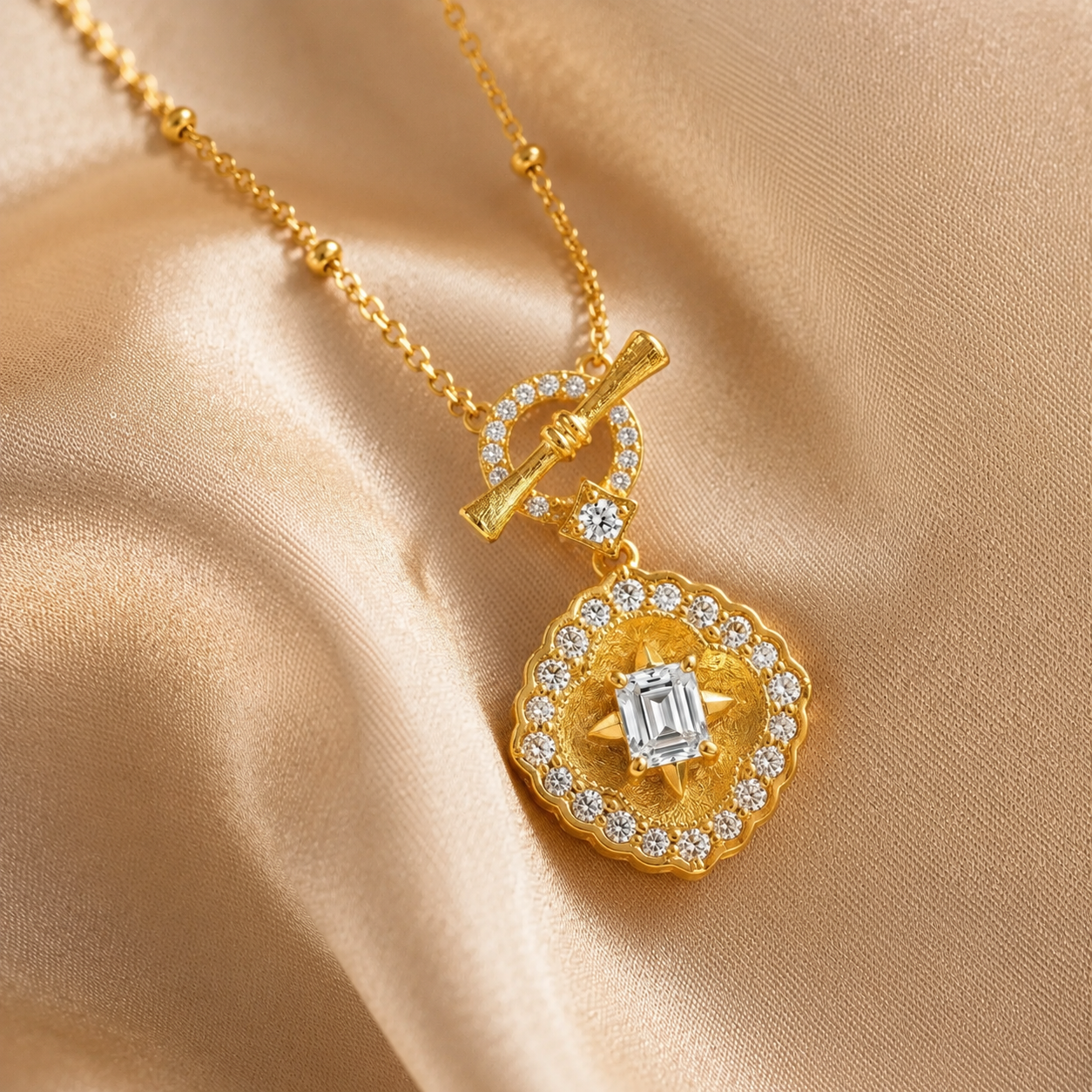 Aurelia Halo Necklace