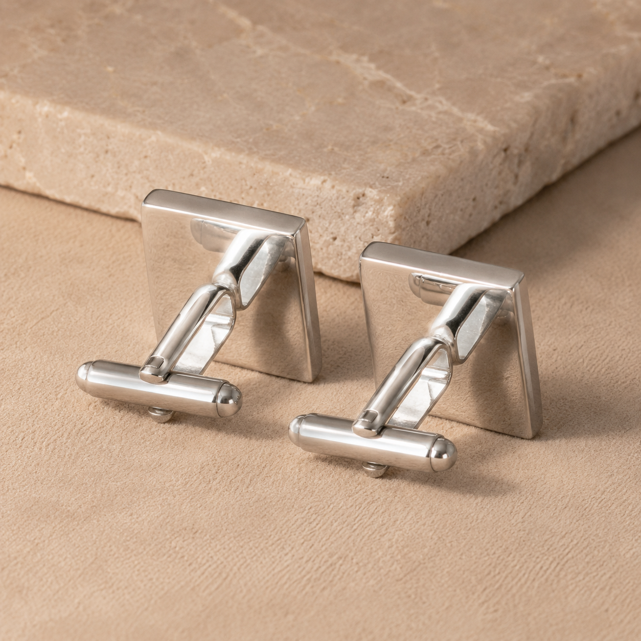 Pink Mother of Pearl Cufflinks