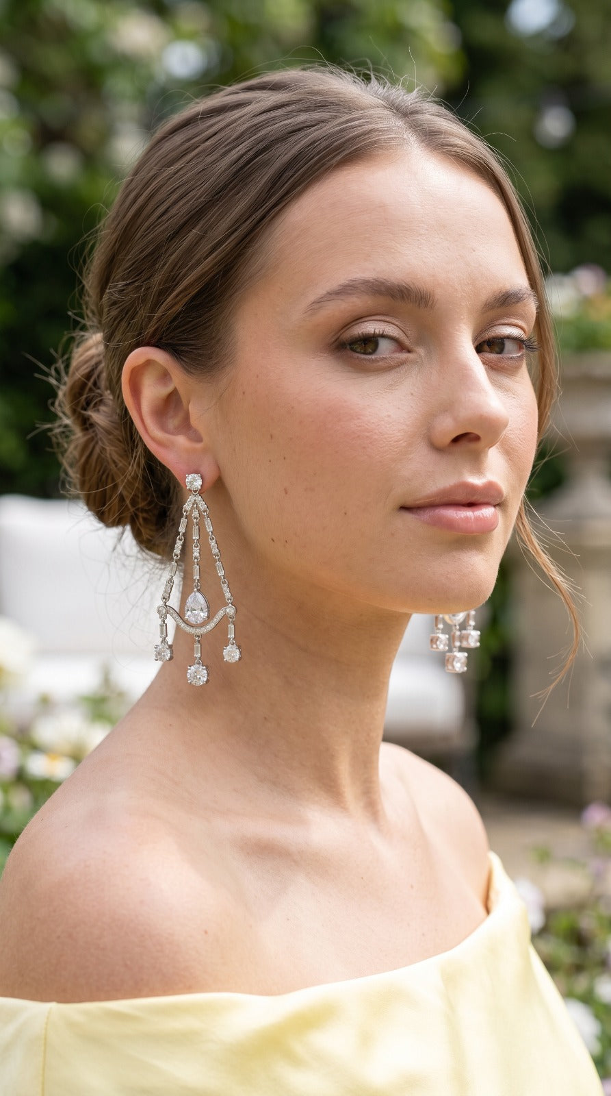 Kate Middleton 925 Silver Chandelier Earrings