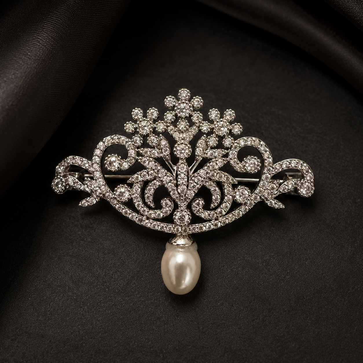 Baroque Pearl Brooch