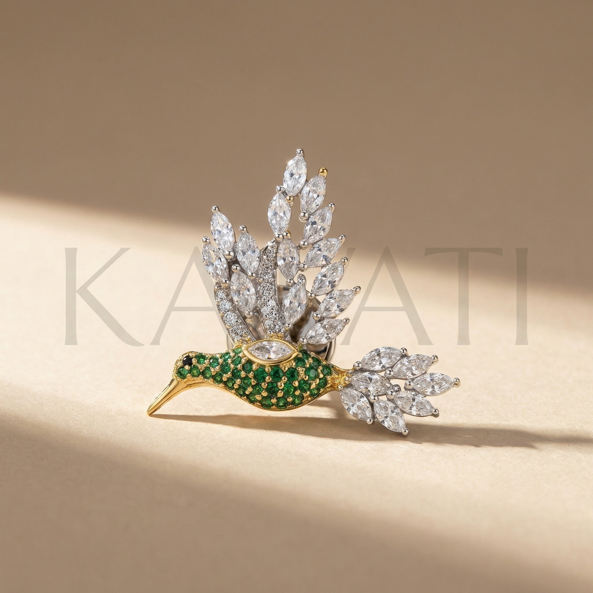 Hummingbird Brooch