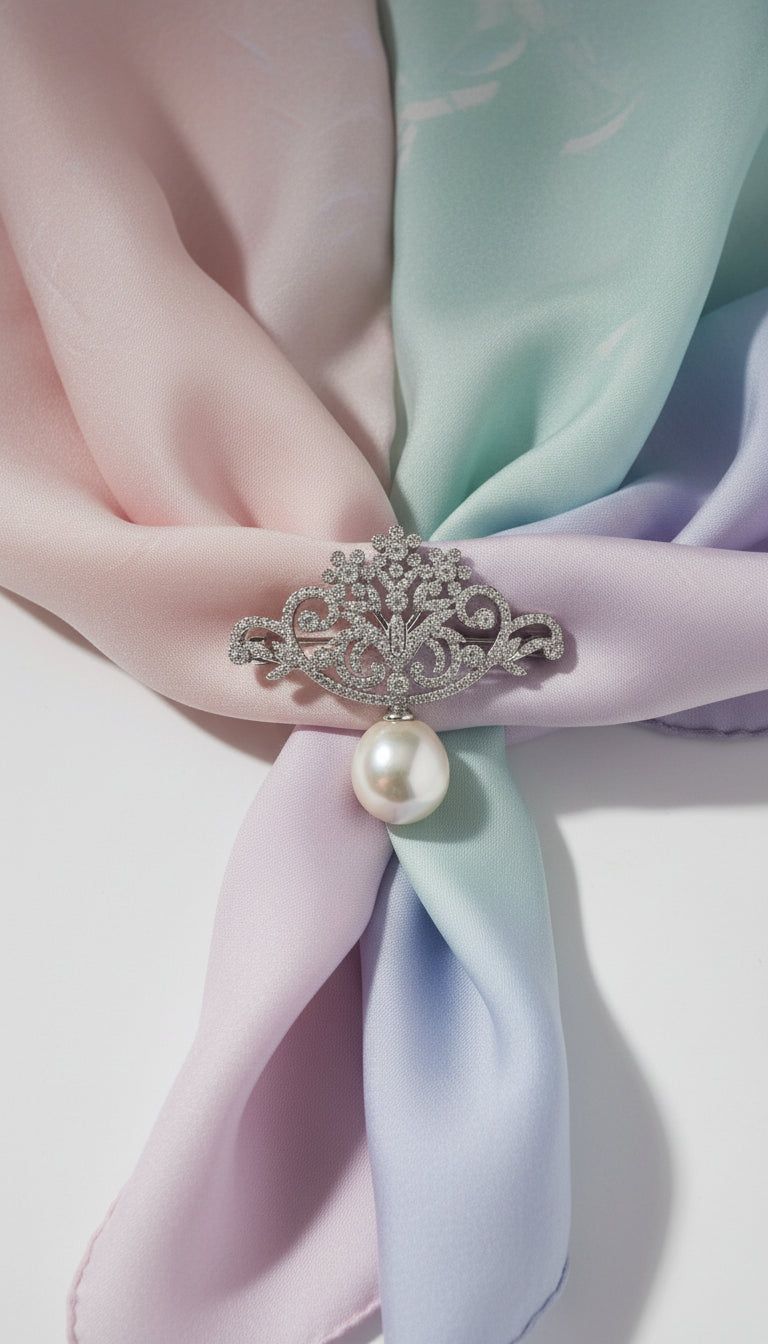Baroque Pearl Brooch