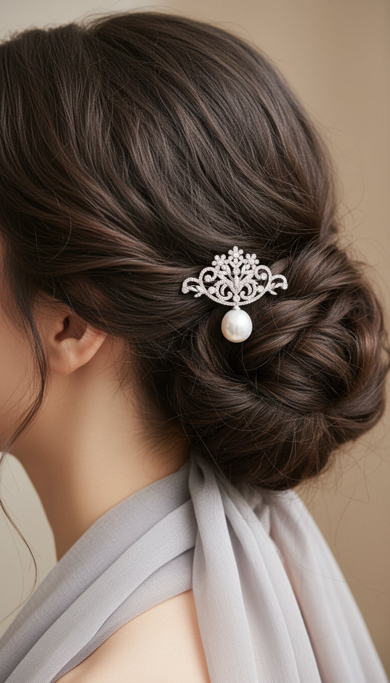 Baroque Pearl Brooch