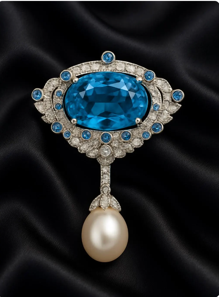 Duchess Pearl Heirloom Brooch