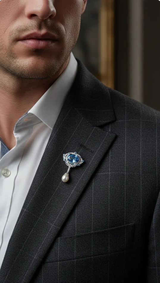 Duchess Pearl Heirloom Brooch