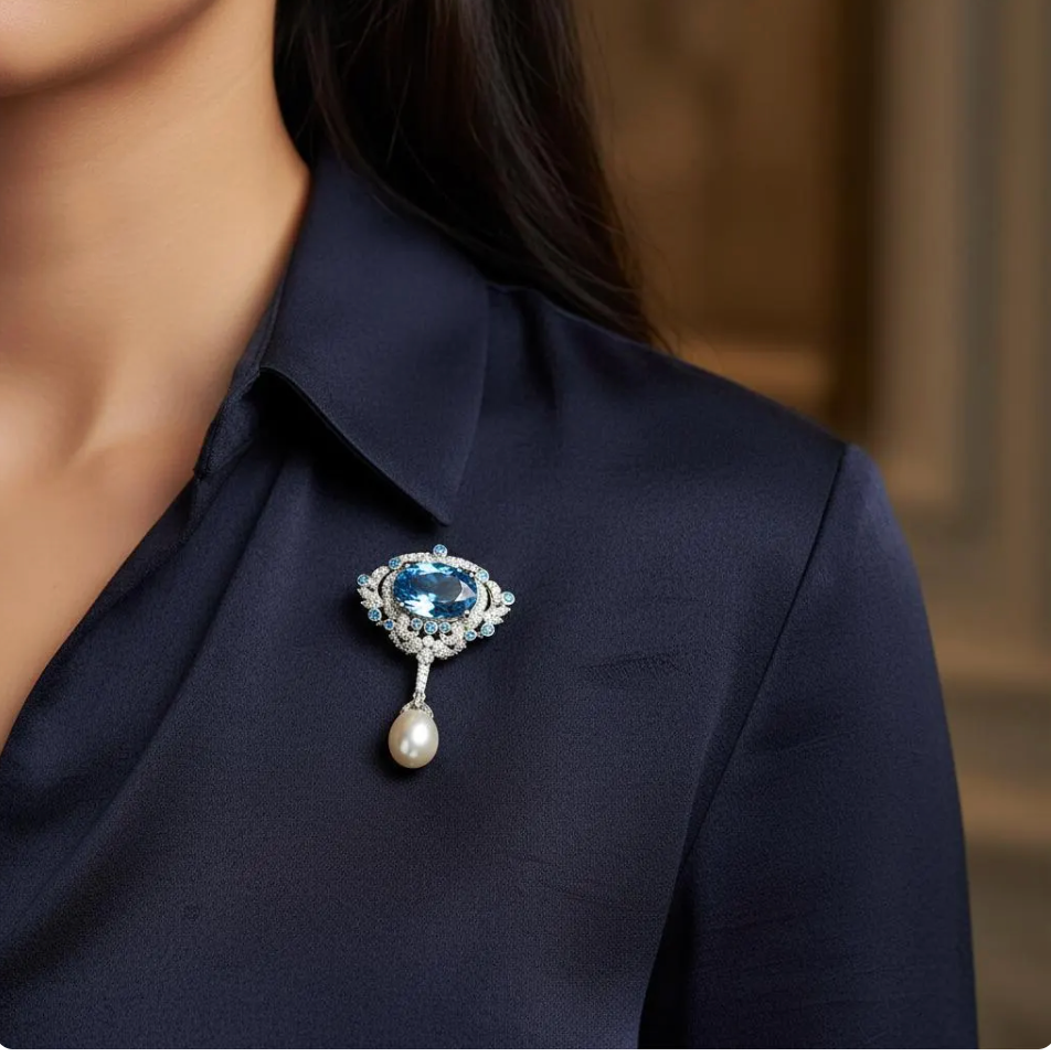 Duchess Pearl Heirloom Brooch