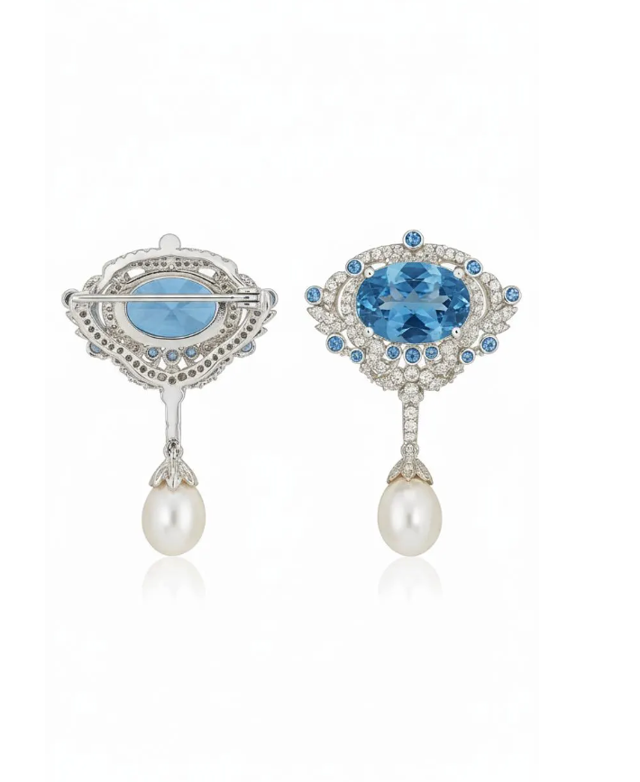 Duchess Pearl Heirloom Brooch