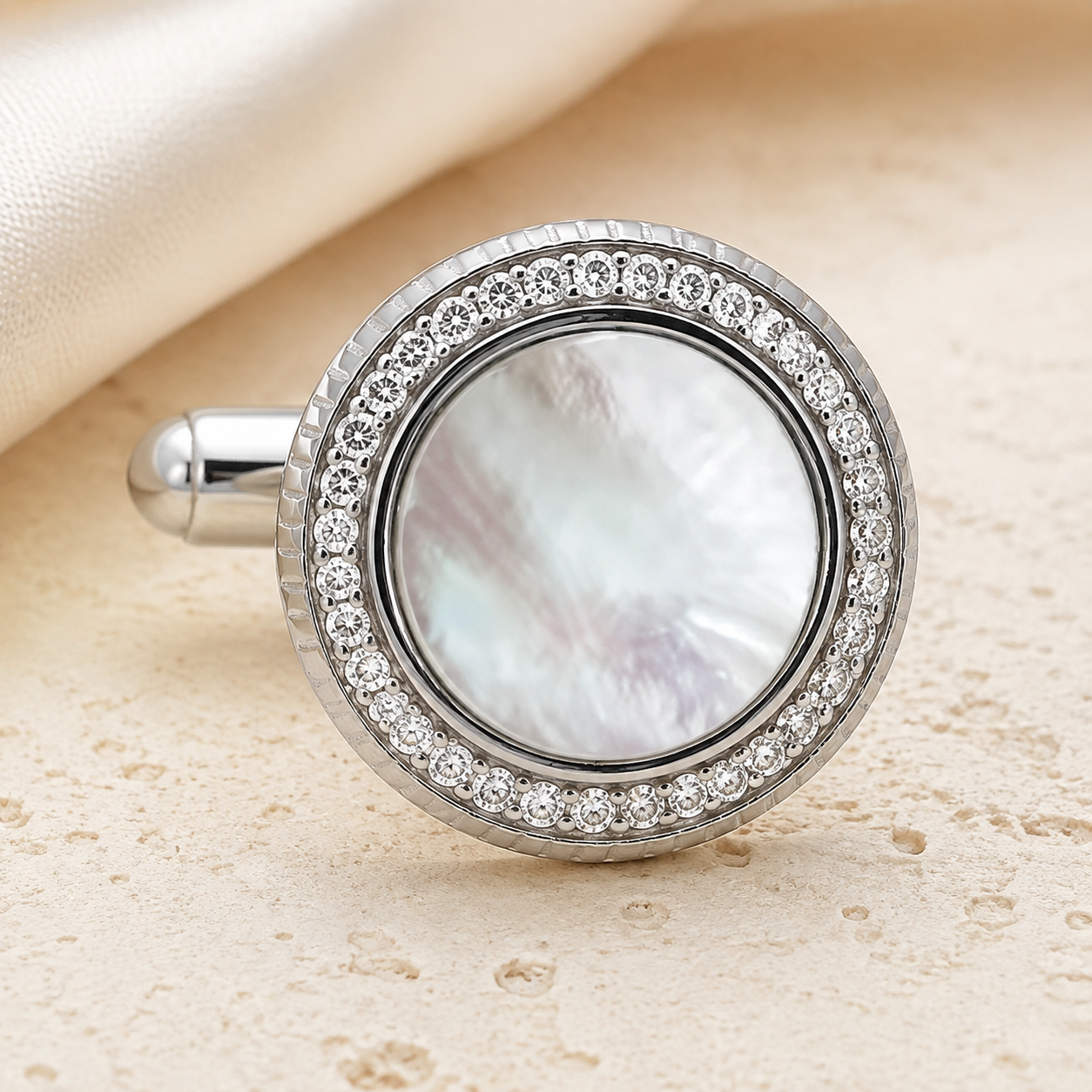 The Moonlit Mother of Pearl Cufflinks