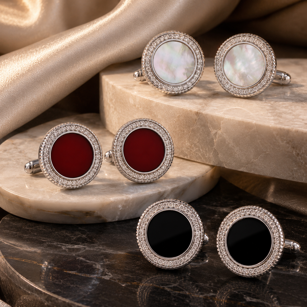 The Midnight Onyx Cufflinks
