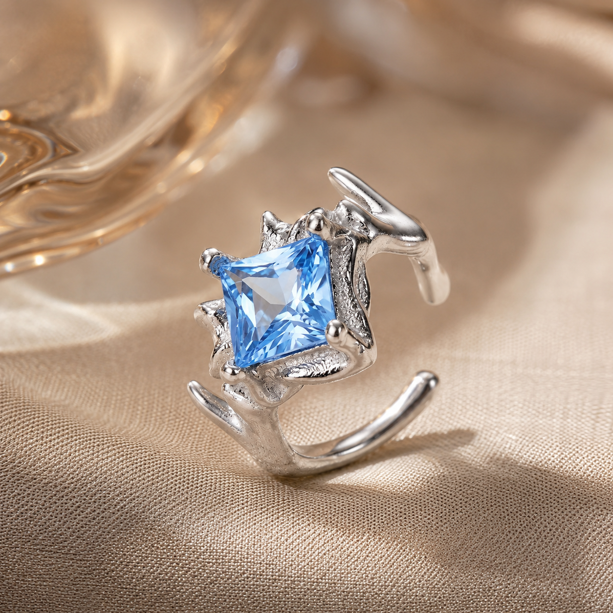 Blue Dragon Ear Cuff